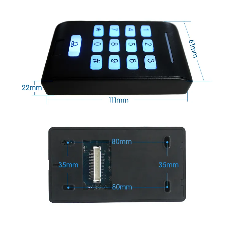 PROXSEN PS-20 STANDALONE ŞİFRELİ KART OKUYUCU
